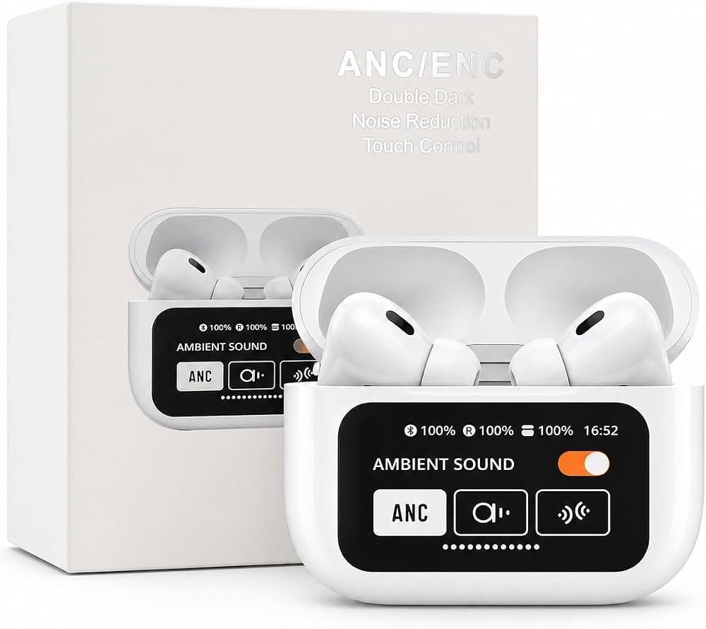 Auriculares A9 PRO C/ PANTALLA TACTIL AURICULAR