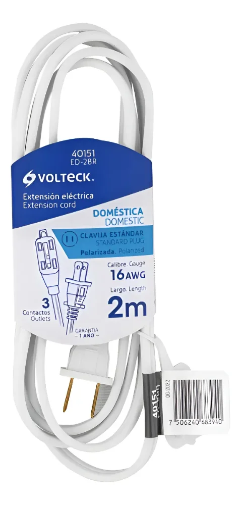 Y Extension Electrica Domestica 2m