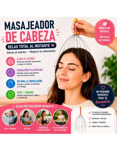Masajeador de Cabeza