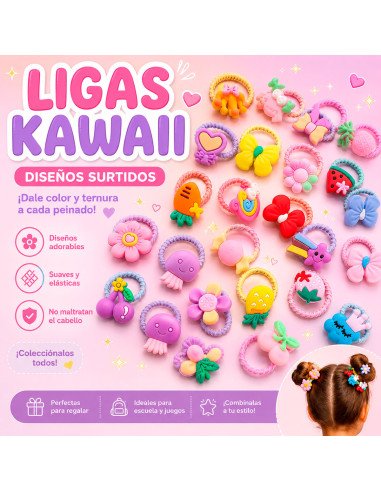 Ligas para Pelo infantil 5 piezas