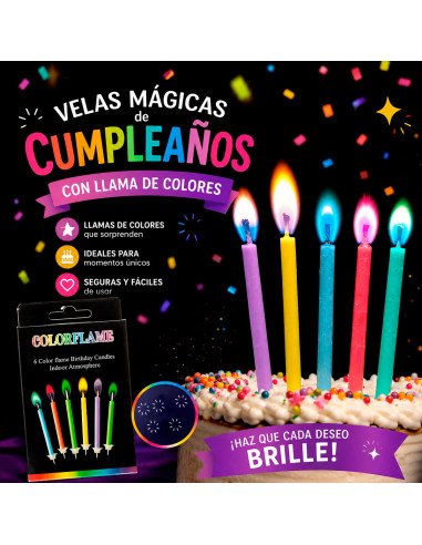Velas Mágicas Para Pastel