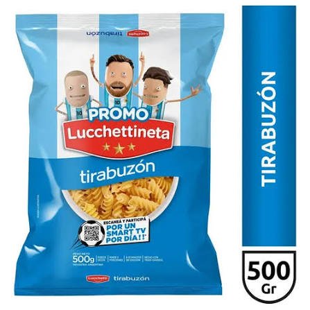 FIDEOS LUCCHETTI TIRABUZON X 500