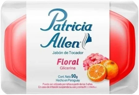 JABON TOCADOR PATRICIA ALLEN FLORAL X 90 G