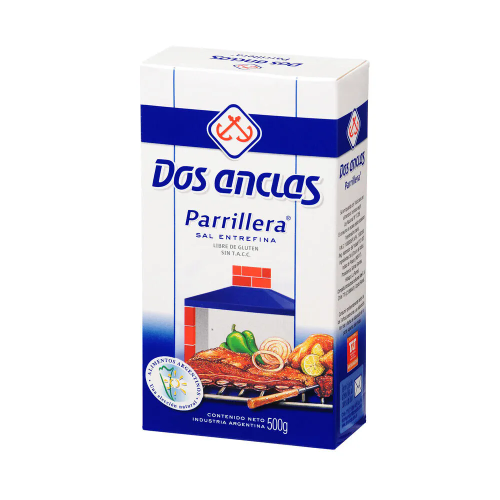 SAL PARRILLERA DOS ANCLAS X 500 G