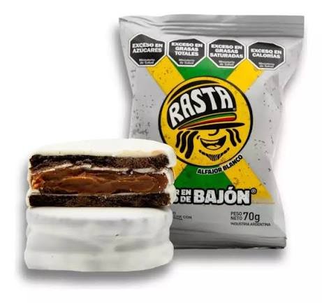 ALFAJOR RASTA BLANCO X 70G