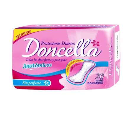 PROTECTORES DIARIO DONCELLA X 20 UNIDADES