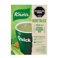 SOPA KNORR QUICK VER/APIO X 5 UNI X59G