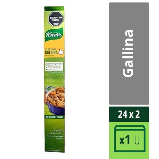 CALDO DE GALLINA X 24 X 2 UNI KNORR