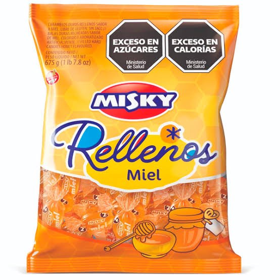 CARAMELO RELLENO DE MIEL MISKY X 675 G