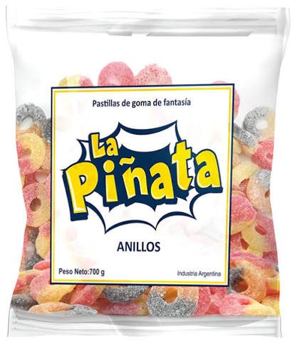 GOMITA ANILLO PIÑATA X 700 G