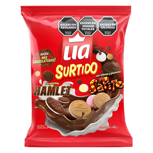 GALLETITAS SURTIDO LIA X 400