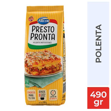 POLENTA INSTANTANEA PRESTO PRONTA X 500 G