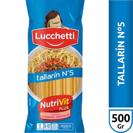 FIDEOS LUCCHETTI TALLARIN X 500