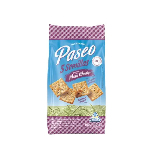 GALLETITAS PASEO 5 SEMILLAS X 300 G