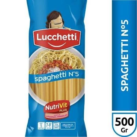 FIDEOS LUCCHETTI SPAGHETTI X 500