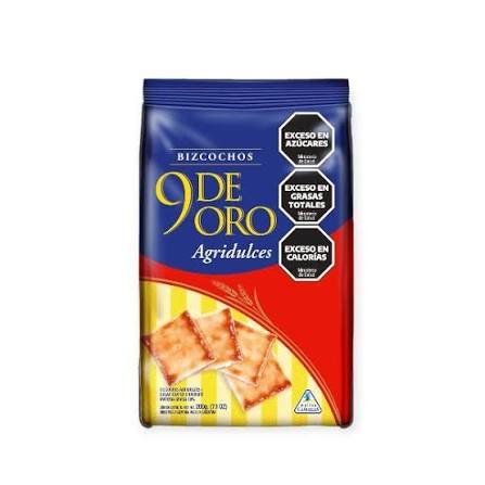 BIZCOCHITO AGRIDULCE 9 DE ORO X 200 G