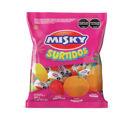 CARAMELO MASTICABLE MISKY X 800 G 242 UNIDADES