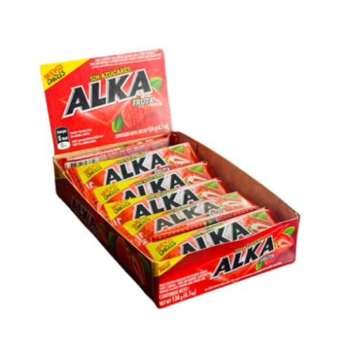 CHICLES ALKA FRUTA X 20 UNI