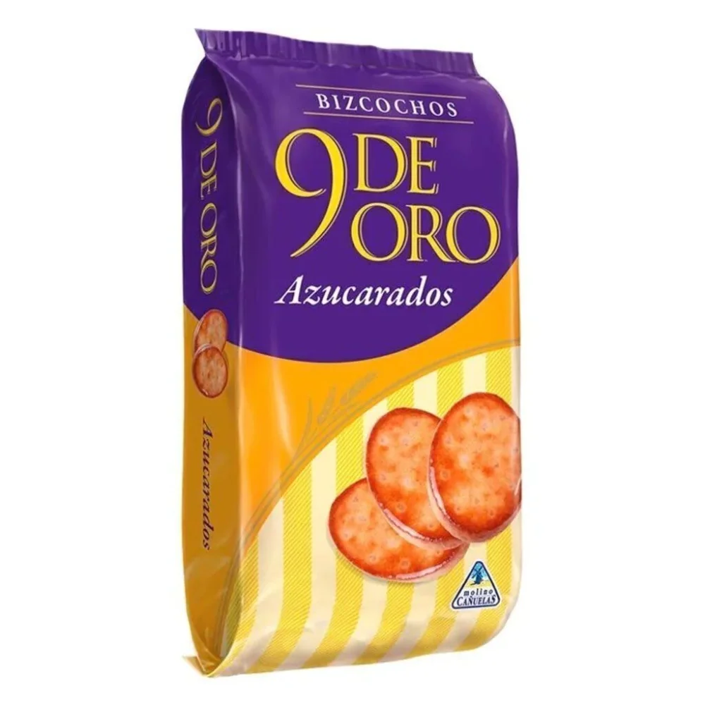 BIZCOCHITO AZUCARADAS 9 DE ORO X 200 G