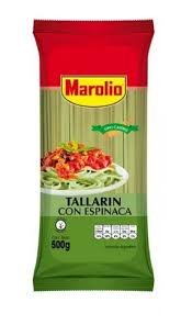 FIDEOS MAROLIO TALLARINES ESPINACA  X 500 G