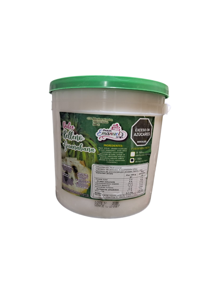 Relleno de Guanabana - 4Kg
