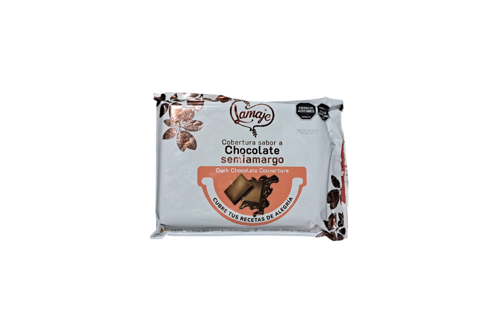Cobertura de  Chocolate Semi Amargo - 2.5kg