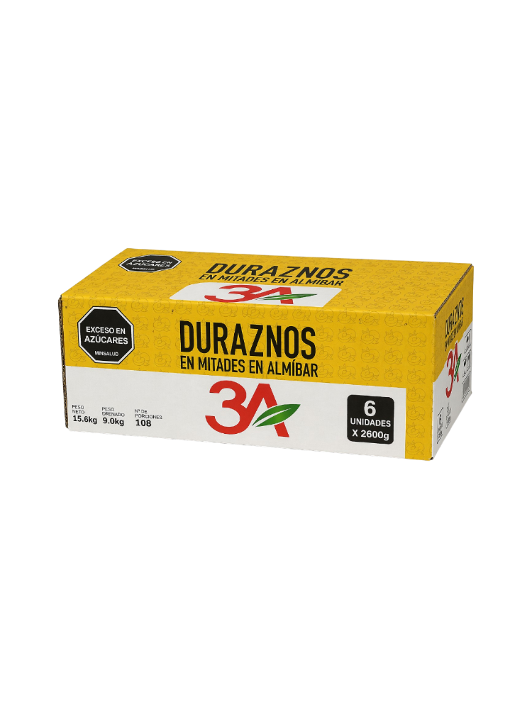 Duraznos en Almibar Caja