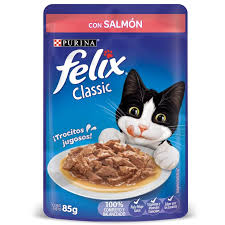 Félix alimento húmedo con salmón