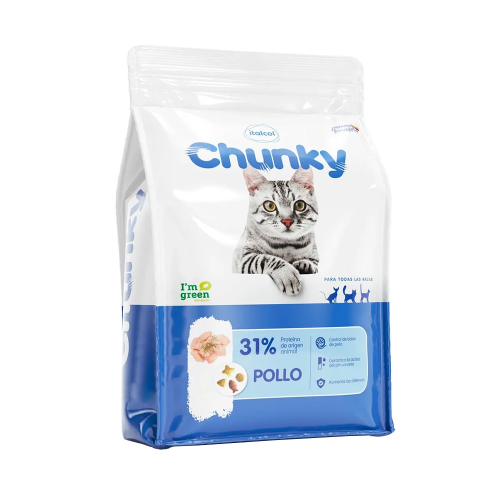 Chunky Gatos adultos Pollo