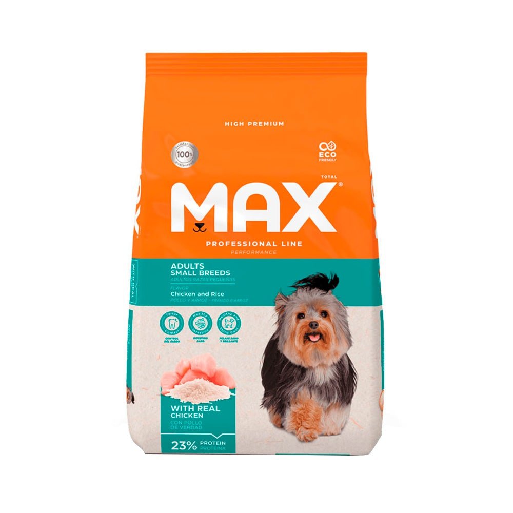 Max Professional Line Perros Adultos Razas Pequeñas Pollo y Arroz 2 Kg