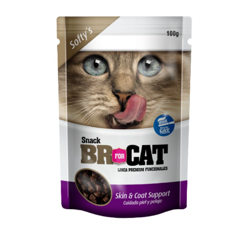 BR for cat snack skin & coat support