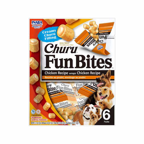 Churu fun bites perros pollo naranja