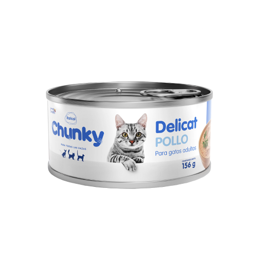 Chunky delicat pollo Gatos adultos