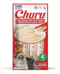 Churu treats cream Gatos atún con cangrejo