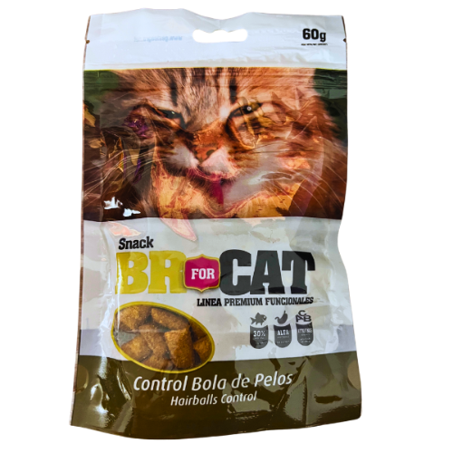 BR for cat snack control bola de pelos