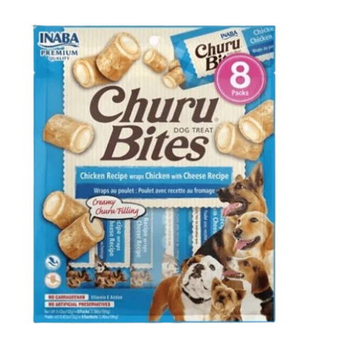 Churu bites cream perros queso azul
