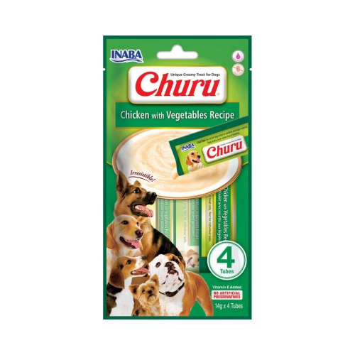 Churu treats crema perros vegetales