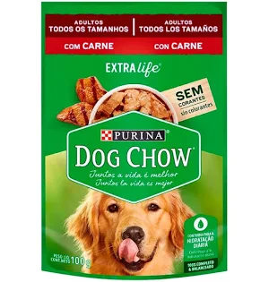 Dog Chow alimento húmedo adultos todos los tamaños con carne