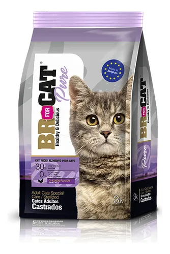 BR for CAT adultos castrados pollo