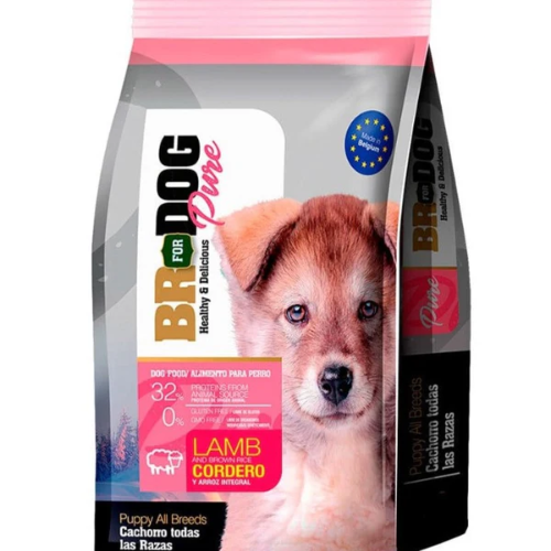 BR for dog cachorro todas las razas cordero y arroz integral