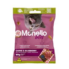 Monello bites Gatos inmunidad carne y arandanos