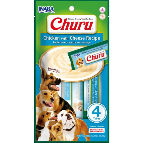 Churu treat crema perro queso azul