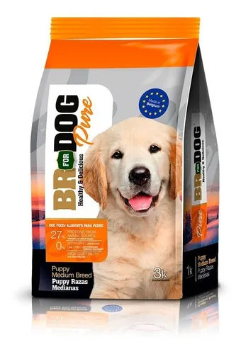 BR For Dog Puppy Razas medianas pollo