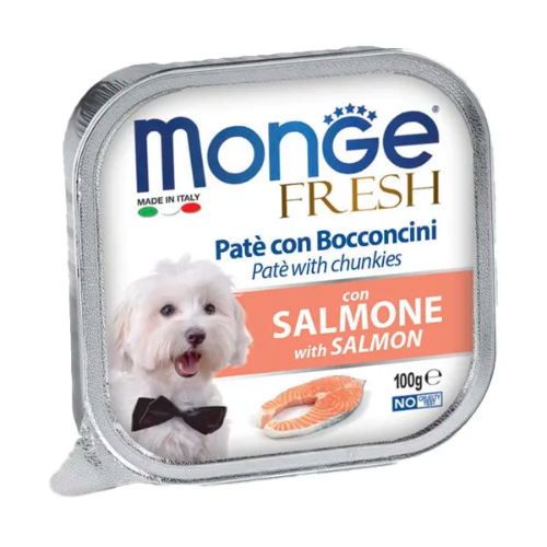 Monge fresh perro with salmon