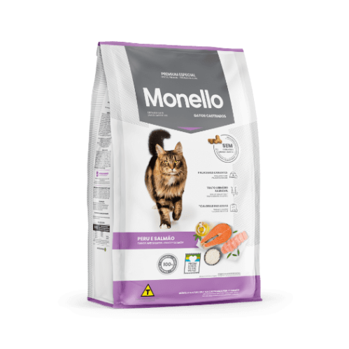 Monello gatos castrados pavo y salmón