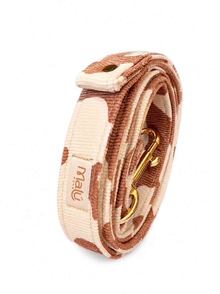 Malupets correa tela animal print