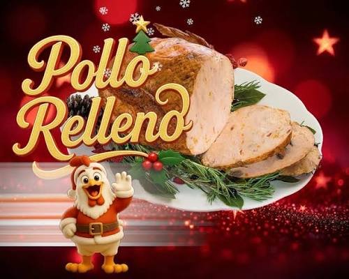 MEDIO POLLO RELLENO TAJADO MAC POLLO