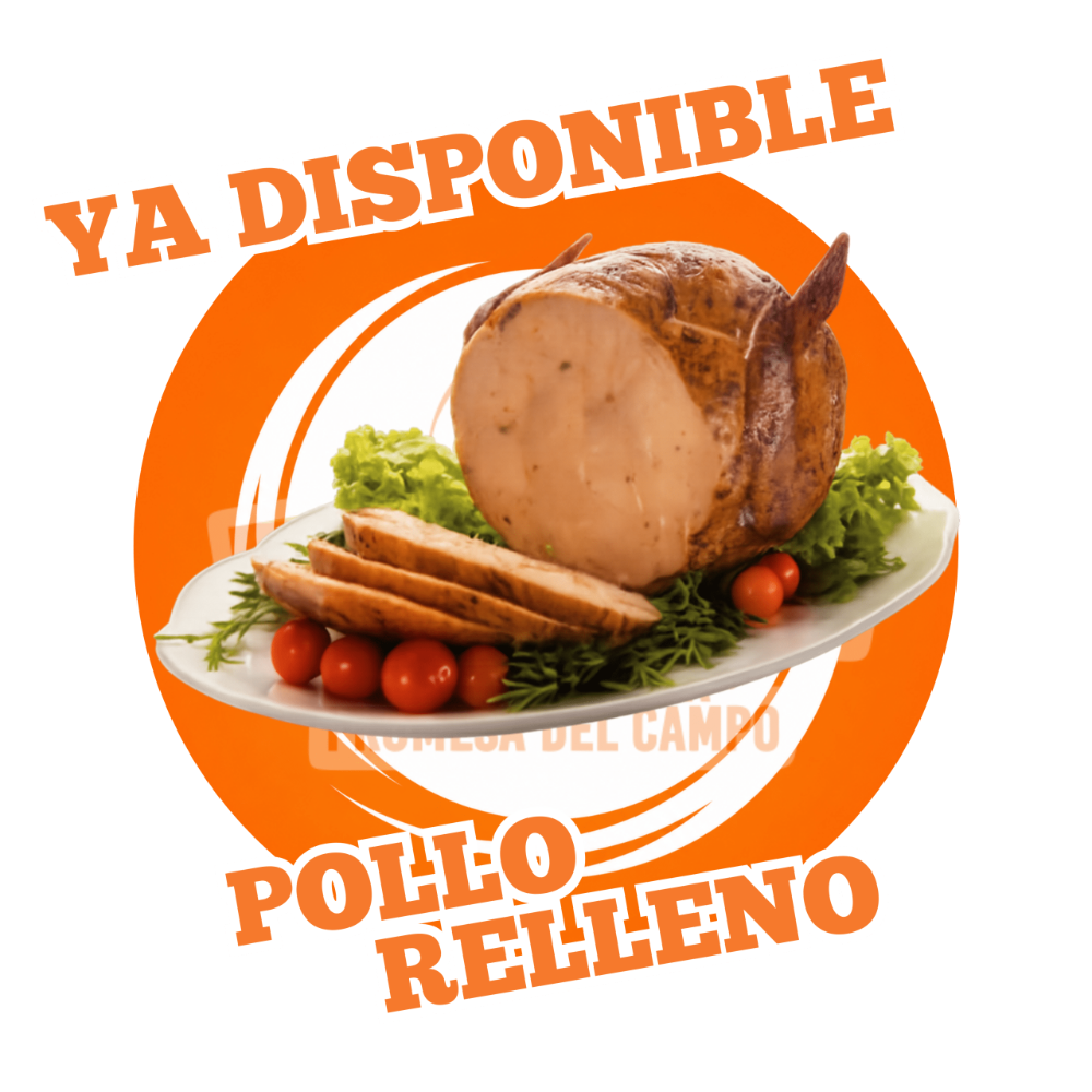 MEDIO POLLO RELLENO DORADO