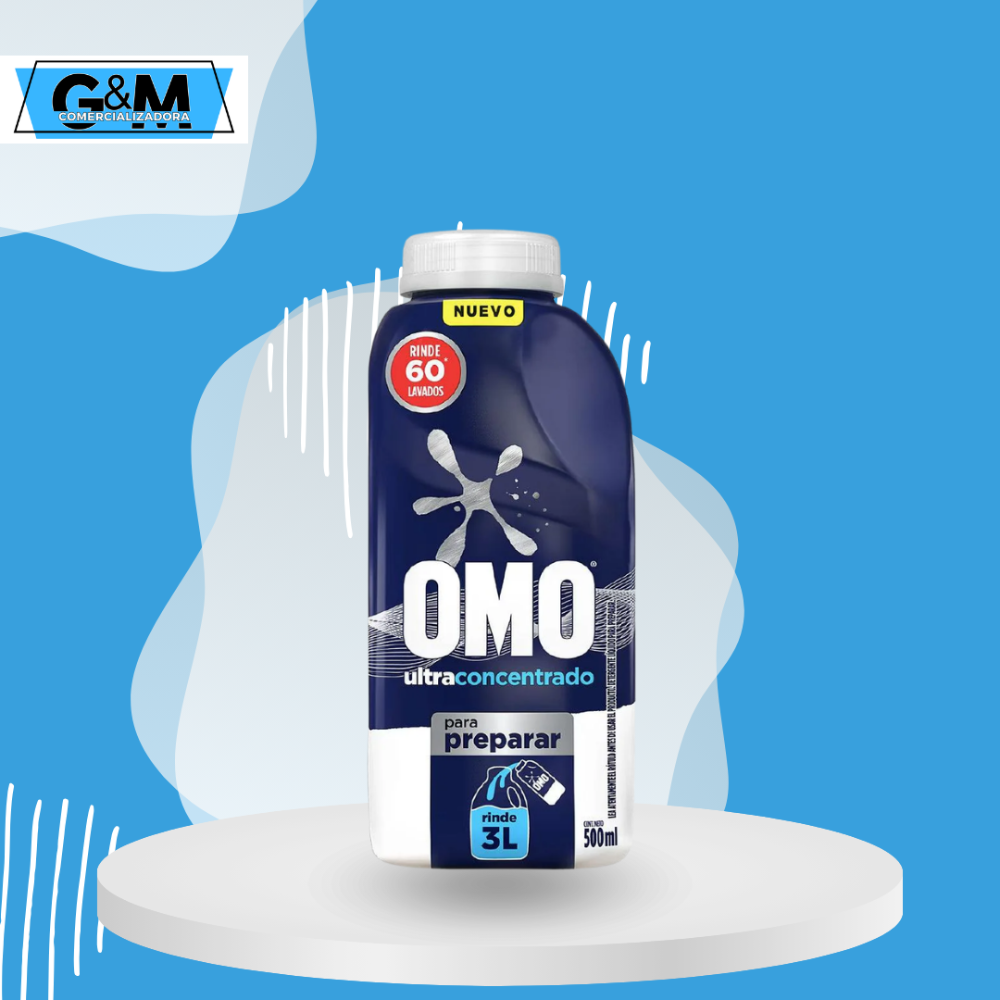 DETERGENTE LIQUIDO PARA DILUIR MARCA OMO RINDE 3 LTS.