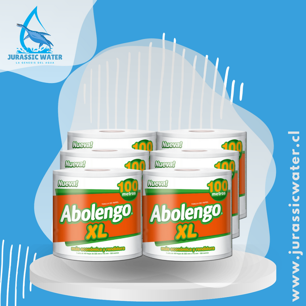 PACK 6 TOALLA MARCA ABOLENGO X 100 MTS